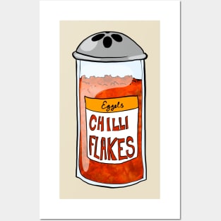 Chilli Flakes Shaker Posters and Art